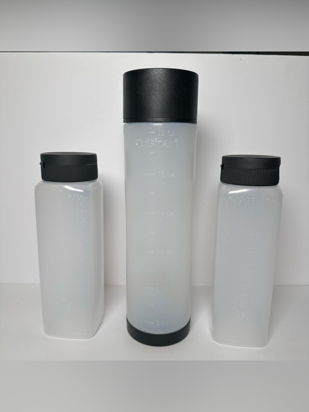 Cuisinart 3-Piece-12oz Squirt & 22oz Squeeze Bottles Replacement-Discontinued